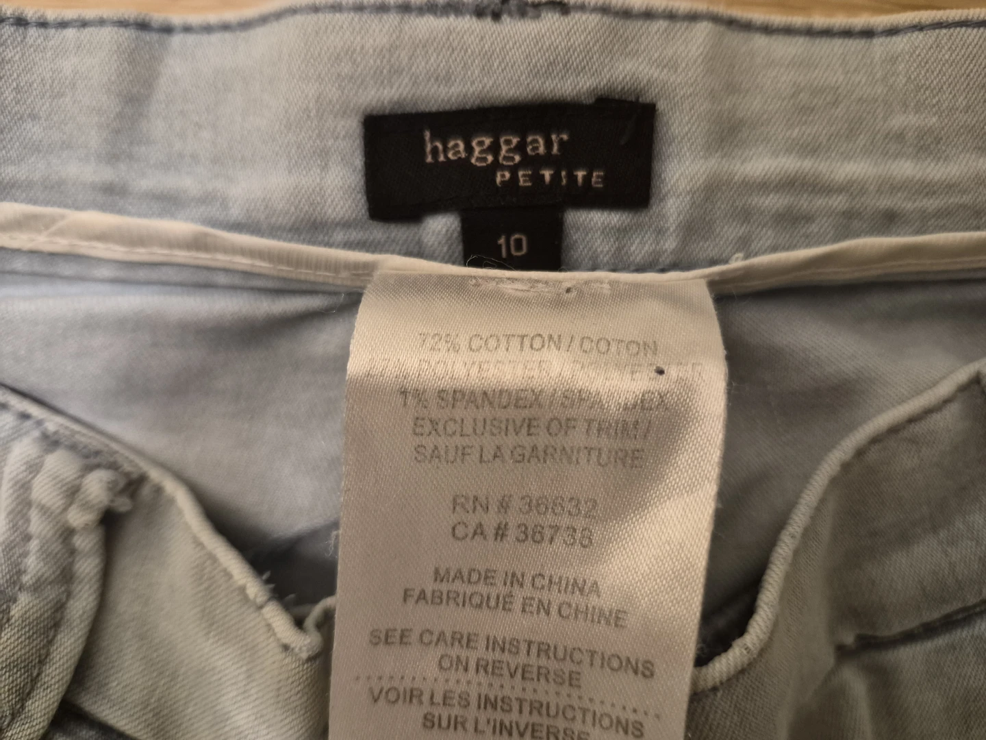 2 Haggar Petite Wide Legged Pants - Size 10 - photo 4