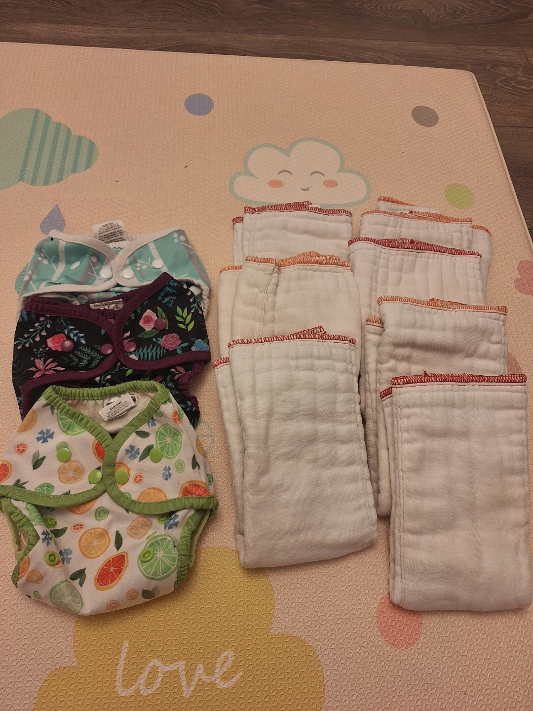 Cloth Diaper Bundle - Thirsties covers  & Inserts