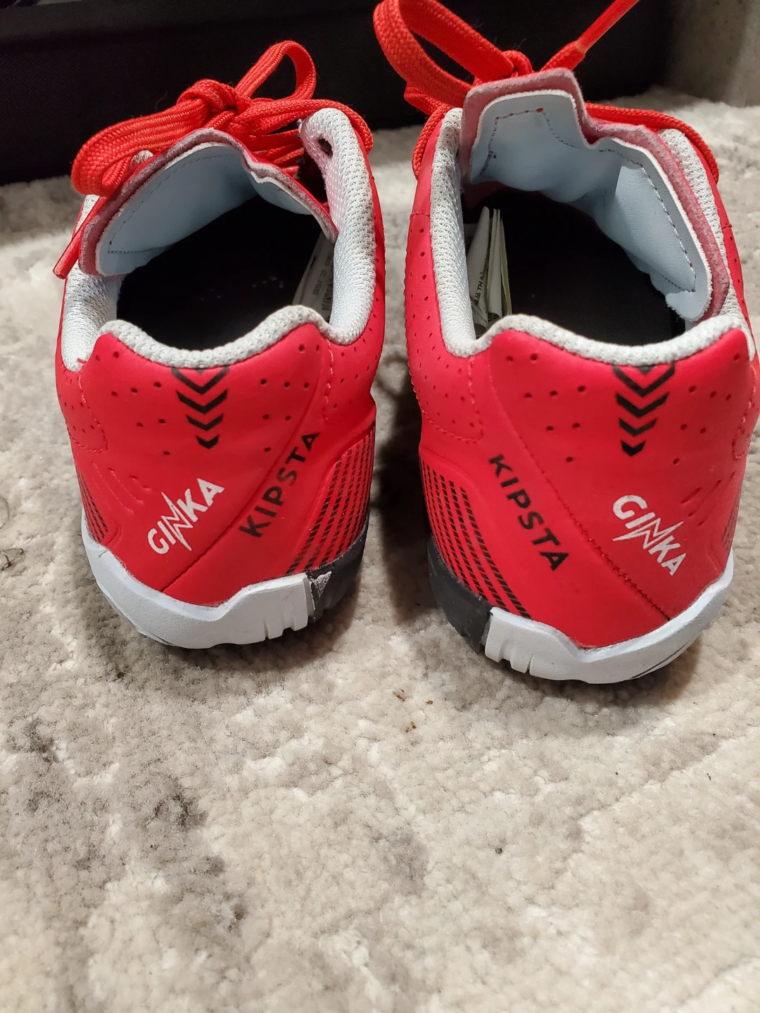 Decathlon Kipsta Ginka 500 Red/Black Kids Indoor Soccer Shoes - photo 4