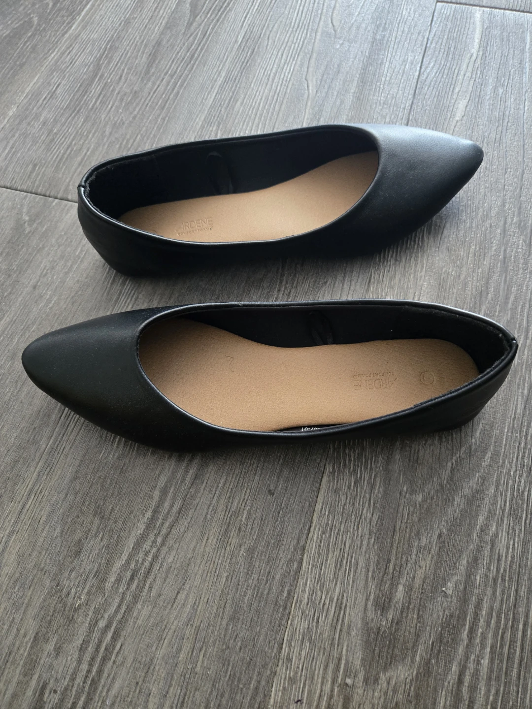 Ardene Black Pointed Toe Flats