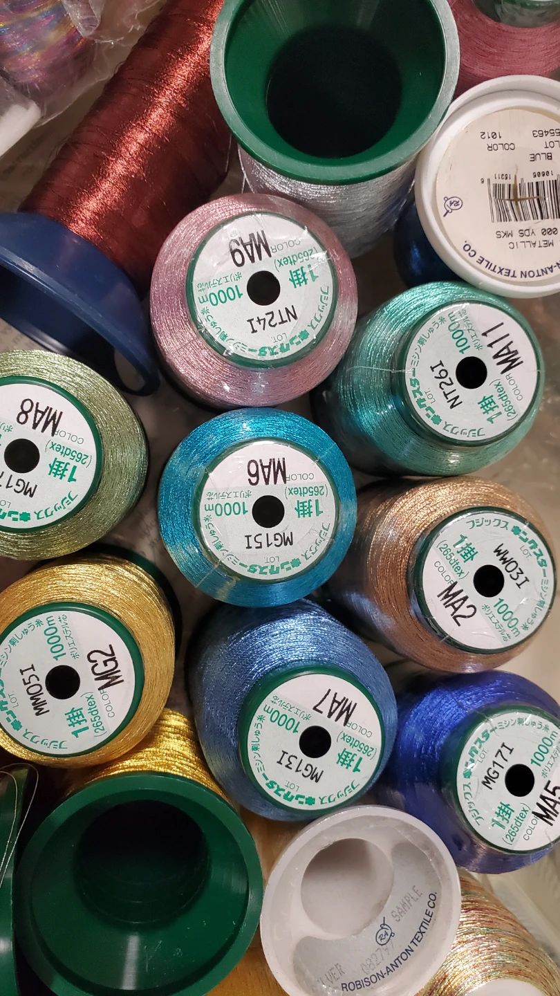 Mixed Spools of Embroidery Thread - photo 3