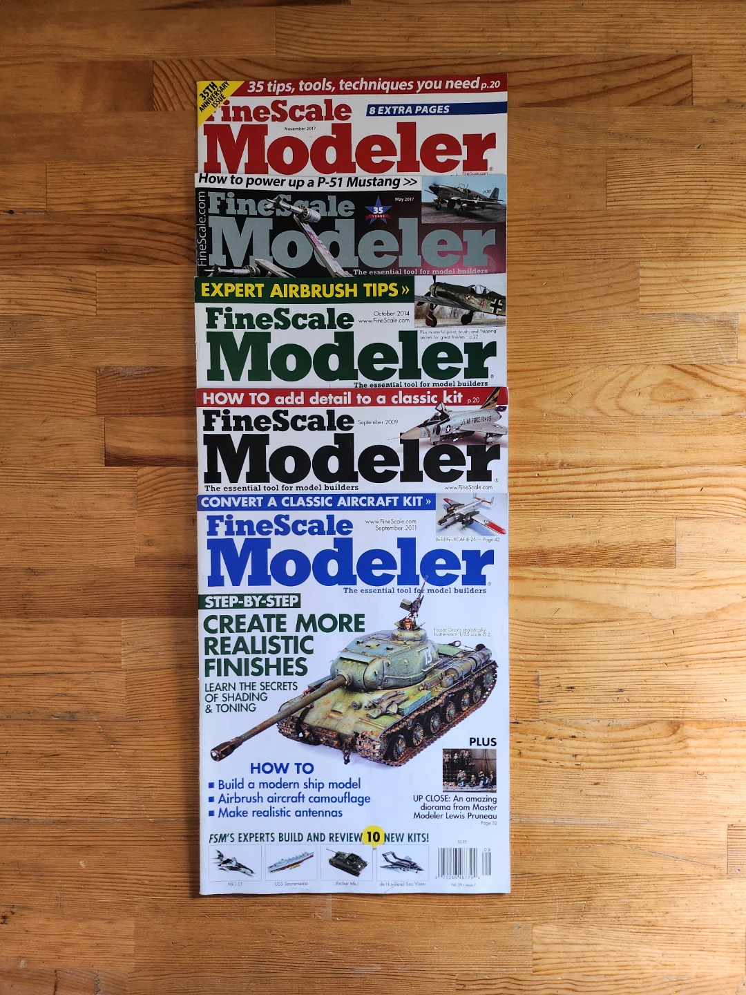 FineScale Modeler Magazine (5 Issues)