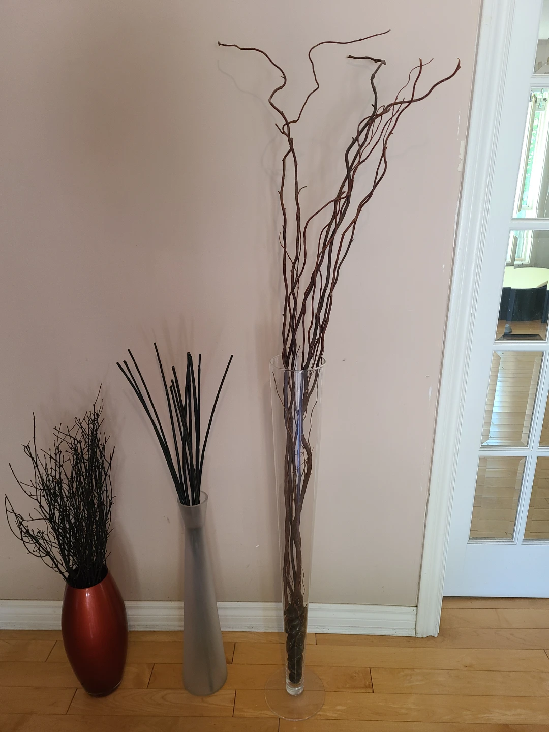 Home or office decor vase set with branches - photo 4
