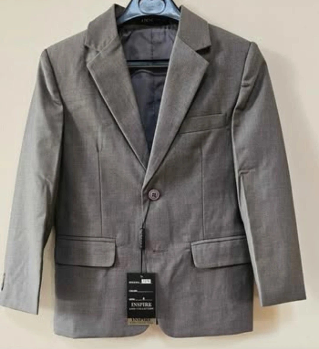 Brand new boys Grey Suit Vest, Jacket, Shirt, pant & Tie Set - photo 2