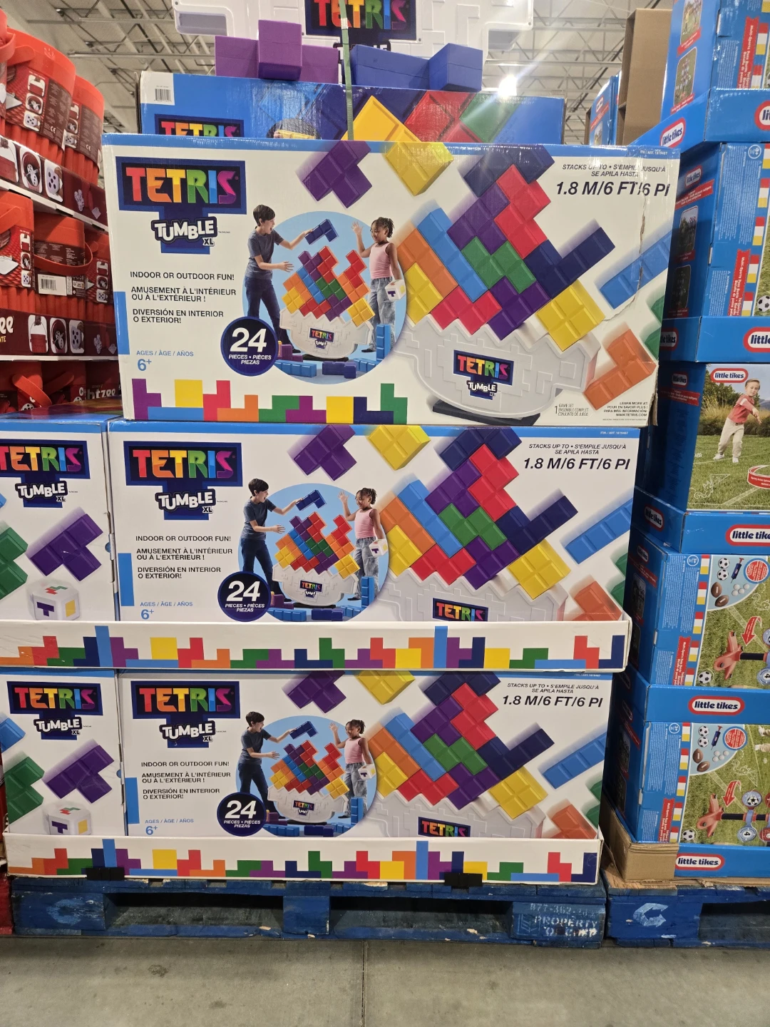 Tetris Tumble XL Game - 24 Pieces
