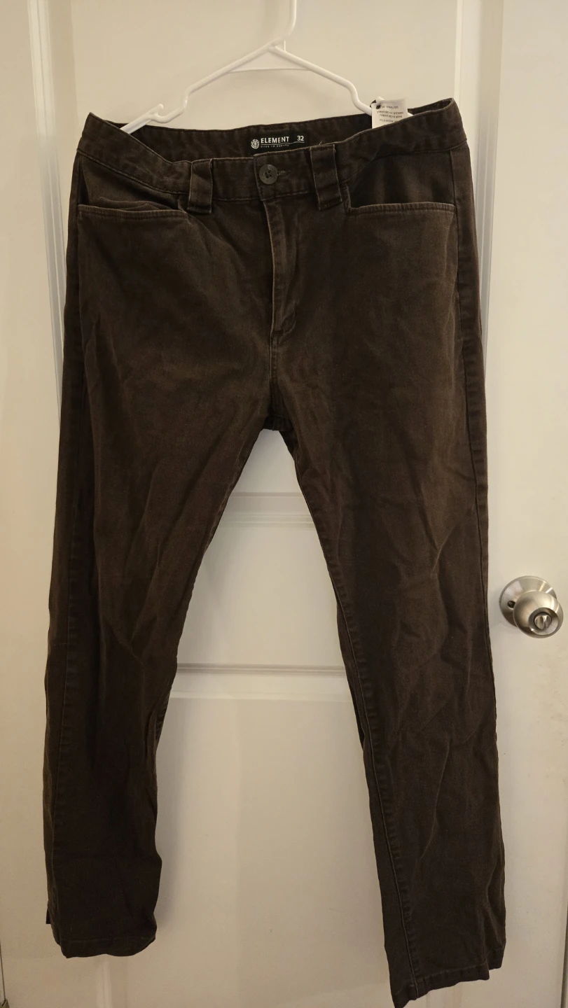 Brown Denim Trousers