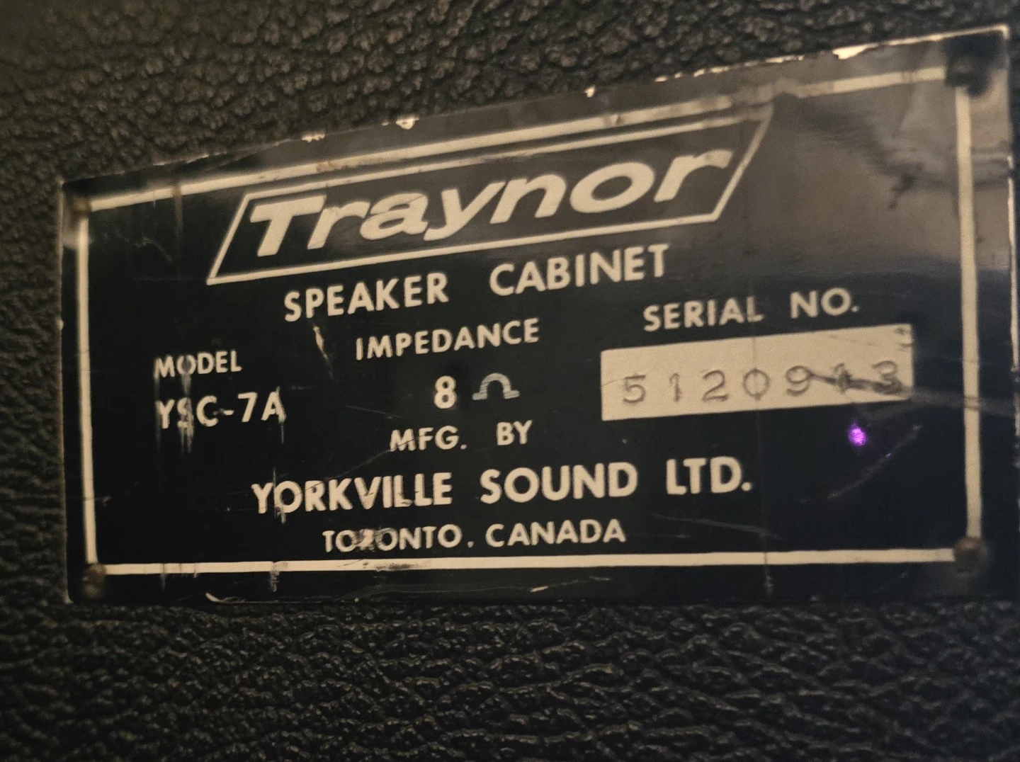 A pair of vintage Traynor YSC - 7A PA speakers - photo 3