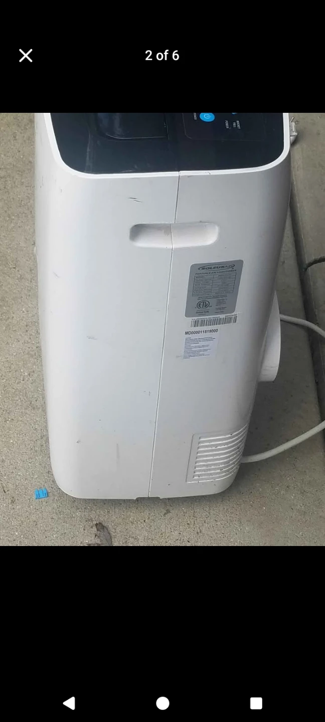 SoleusAir 10,000 BTU Portable Air Conditioner - photo 2