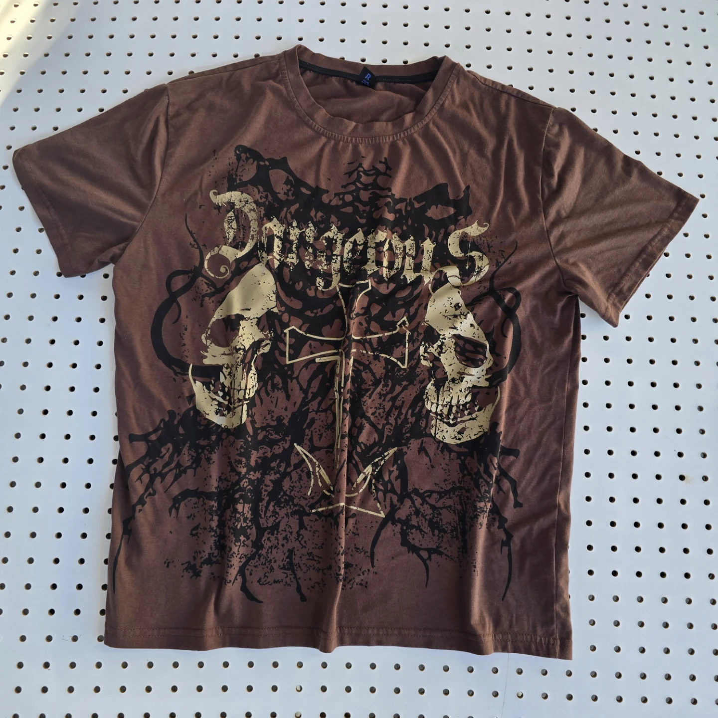 Skull Graphic Round Neck Short Sleeve Casual T-Shirt
