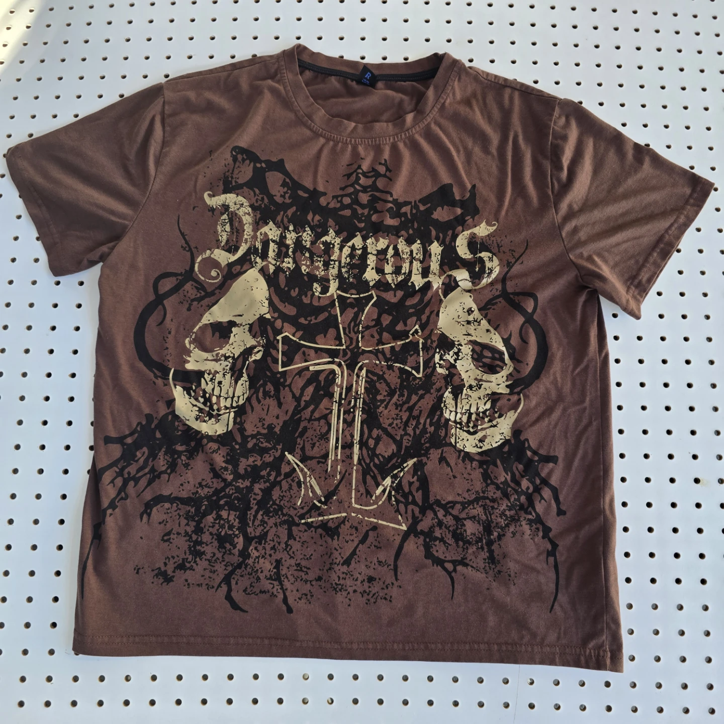 Skull Graphic Round Neck Short Sleeve Casual T-Shirt - photo 2