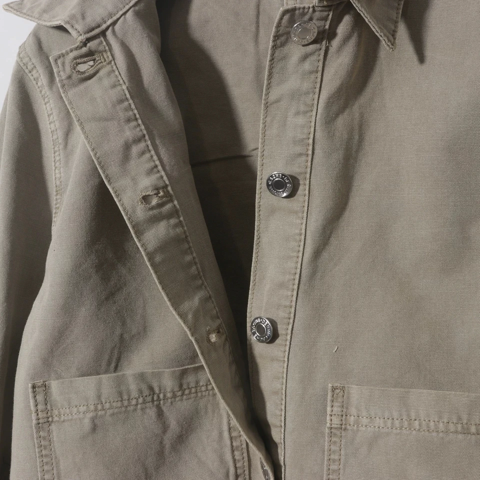 Women's Cropped Utility Jacket cotton canvas material - photo 5