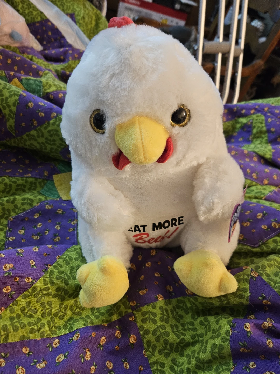 Belly Buddies Chicken Plush Toy
