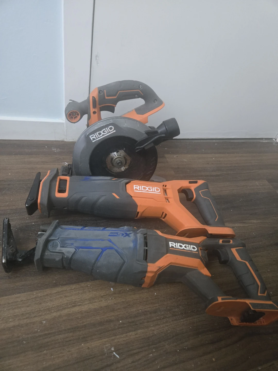 3 RIDGID 18V Cordless Saws Set  - Tools Only