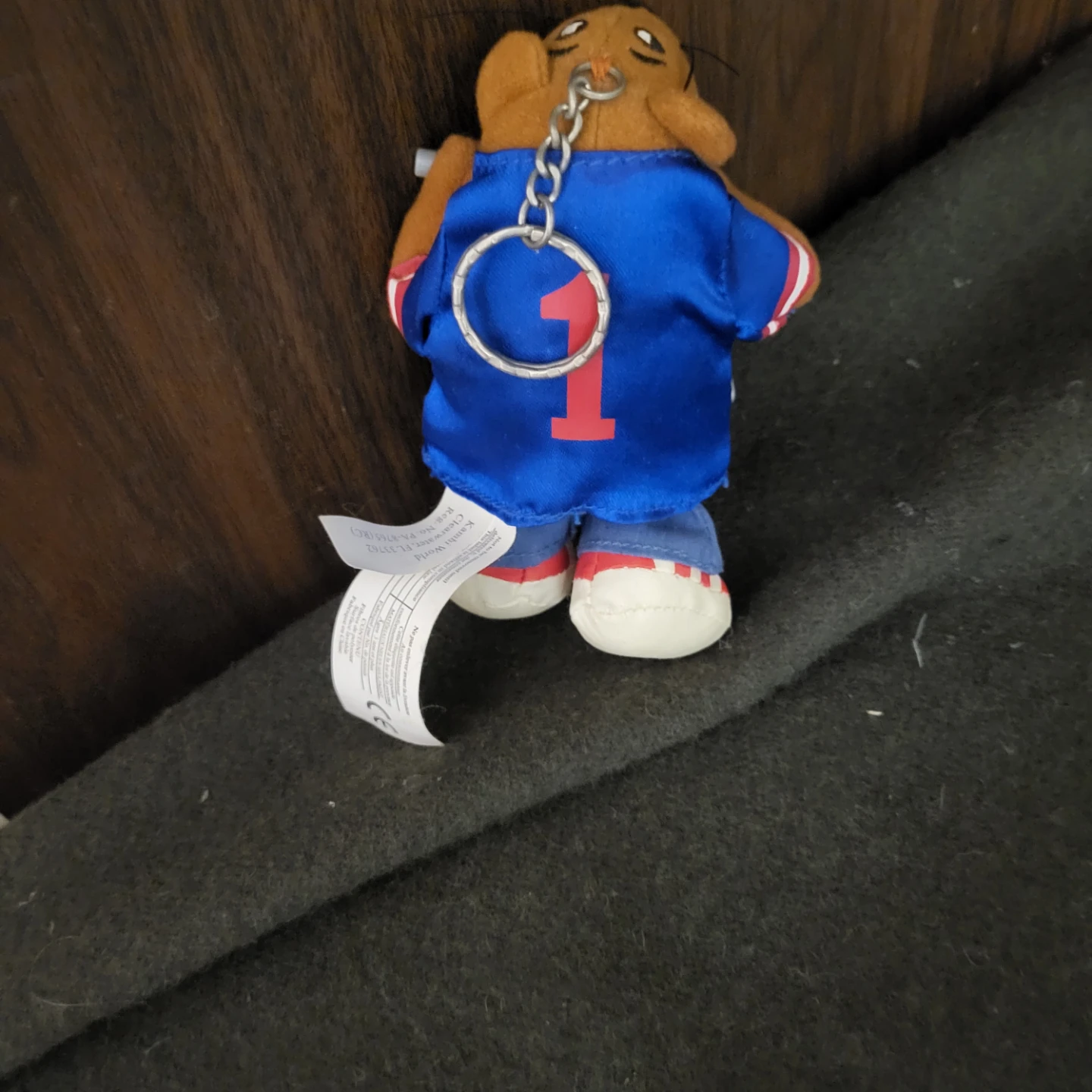 Plush Bear Keychain with Microphone - photo 2