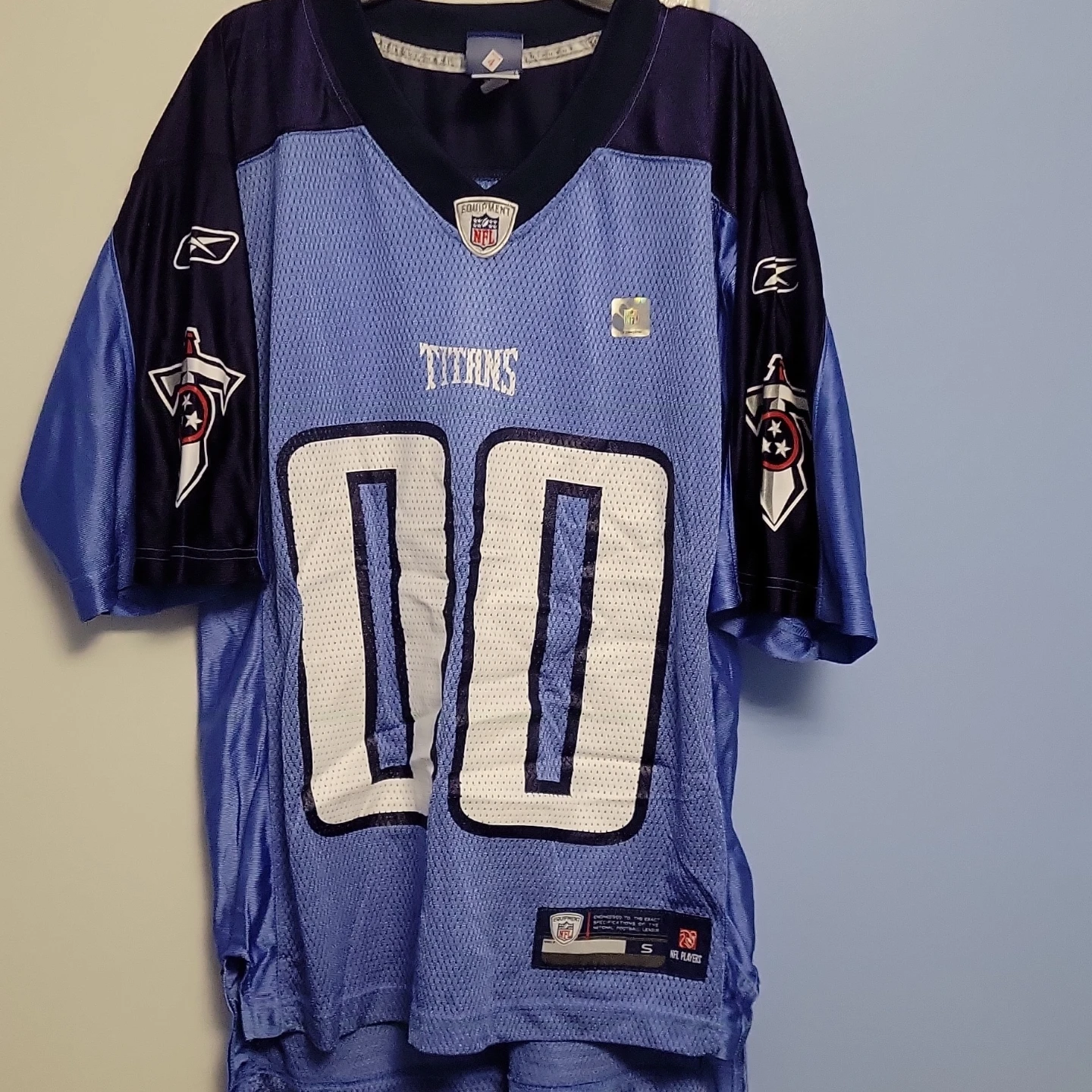 Reebok Tennessee Titans #00 Football Jersey Size S/CH - photo 3
