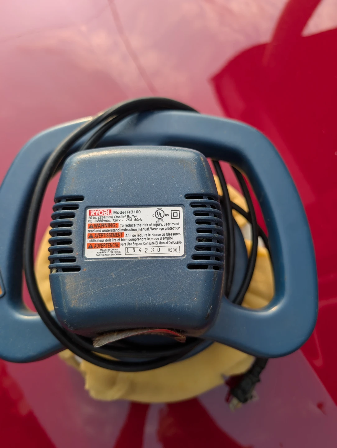 Ryobi buffer - photo 2