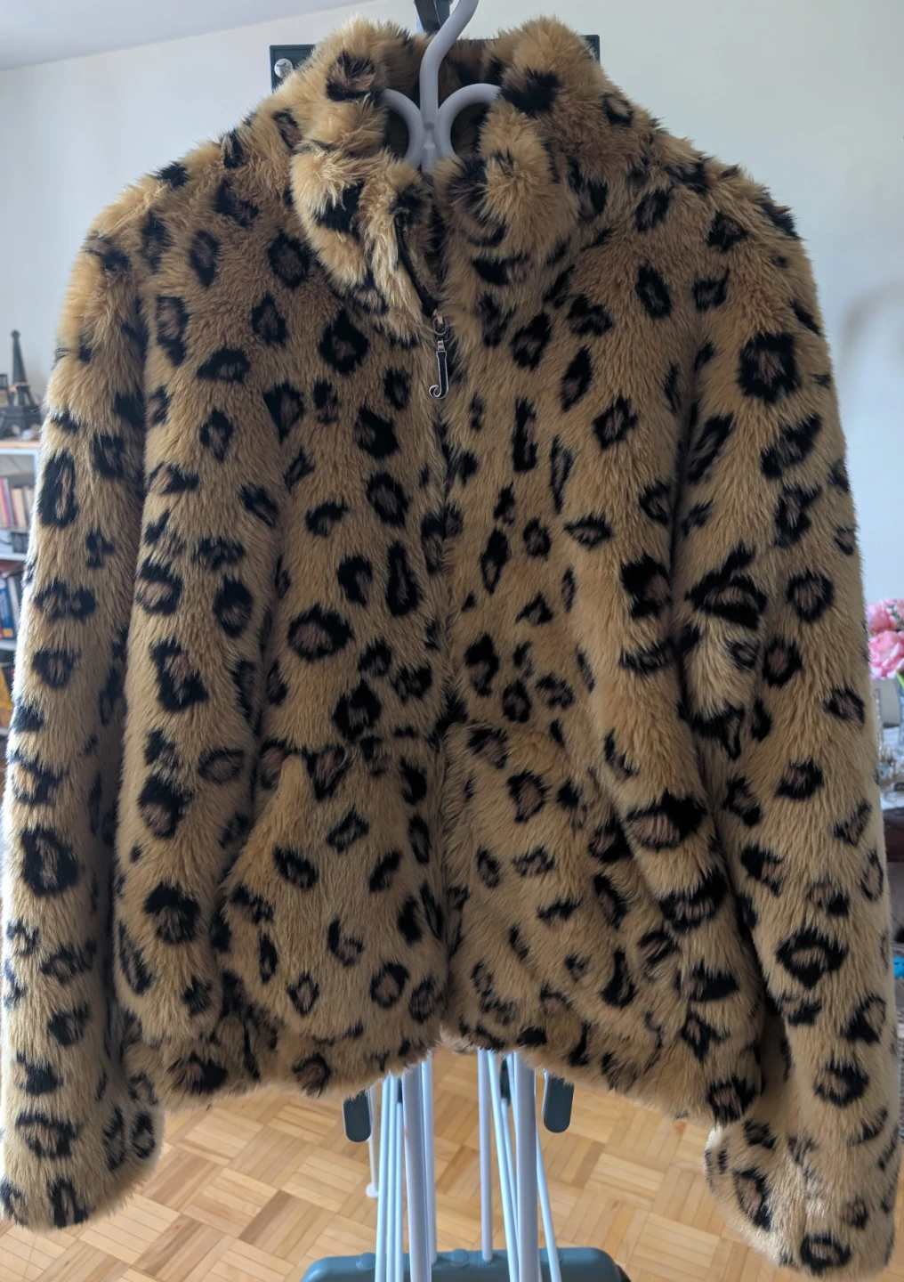 Juicy couture Leopard Print Faux Fur Jacket