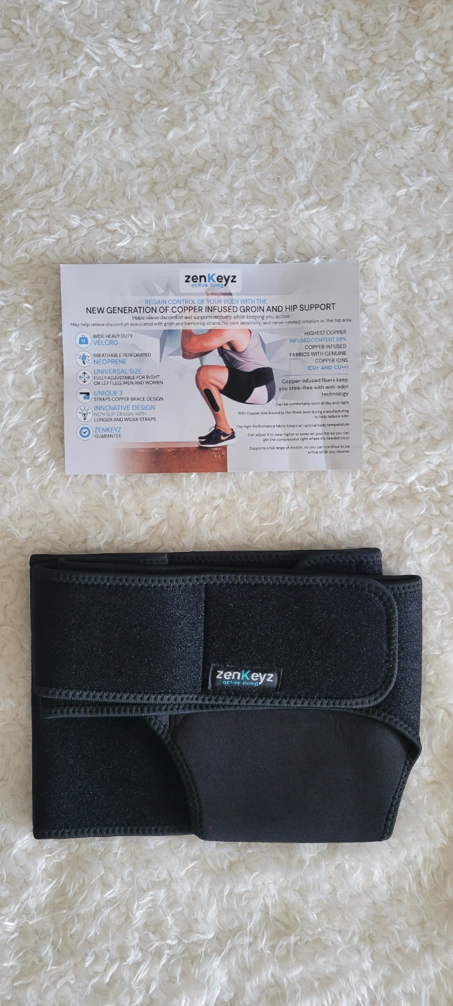 Brand-new Copper Infused Groin and Hip Support Brace - photo 2