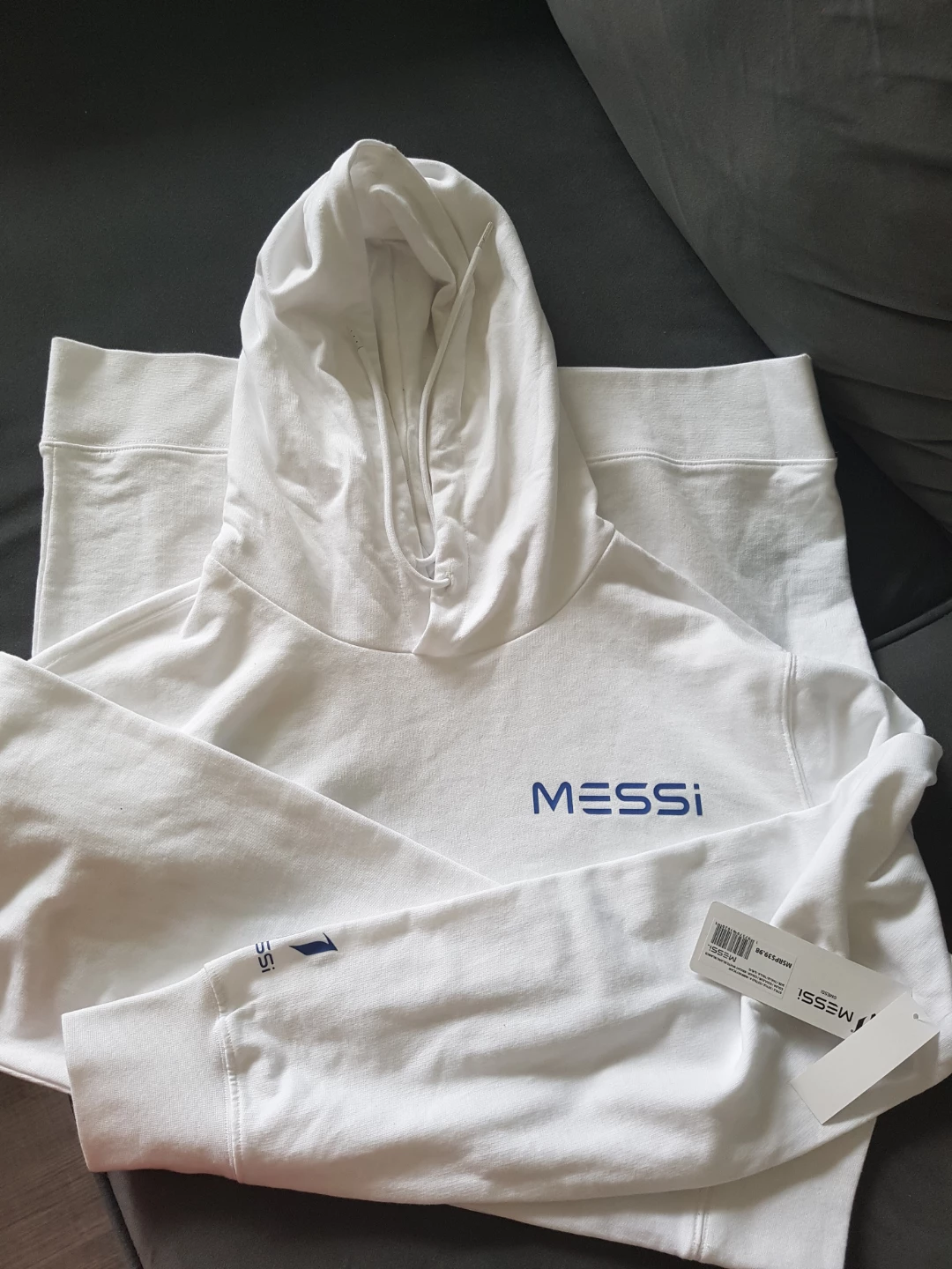 Brand new, Messi White Hoodie - Size L. Argentina Fans - photo 3