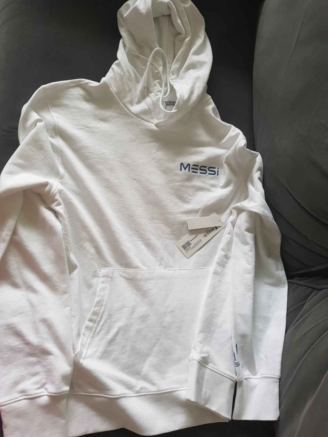 Brand new, Messi White Hoodie - Size L. Argentina Fans - photo 4