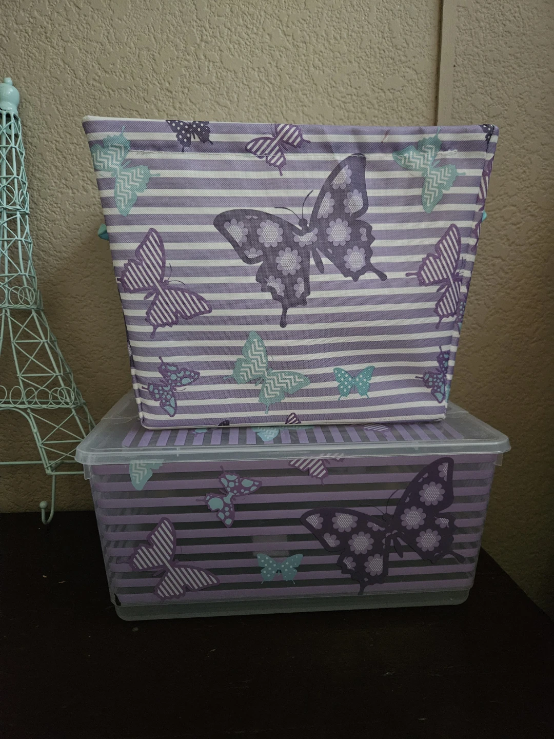 Decorative Butterfly Kids Storage Baskets - photo 2