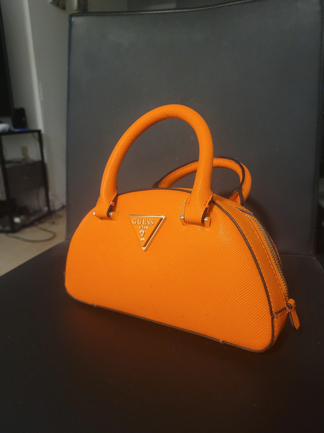 Guess Orange Dome Handbag