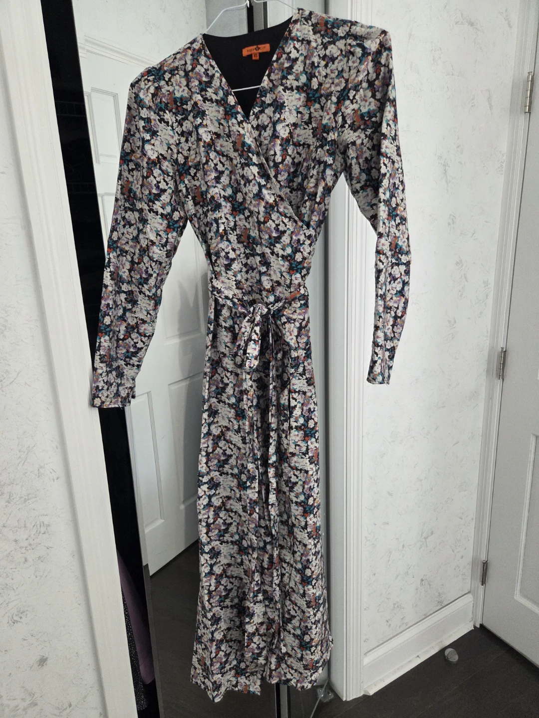 Kepler & Chloe Floral Wrap Dress XS