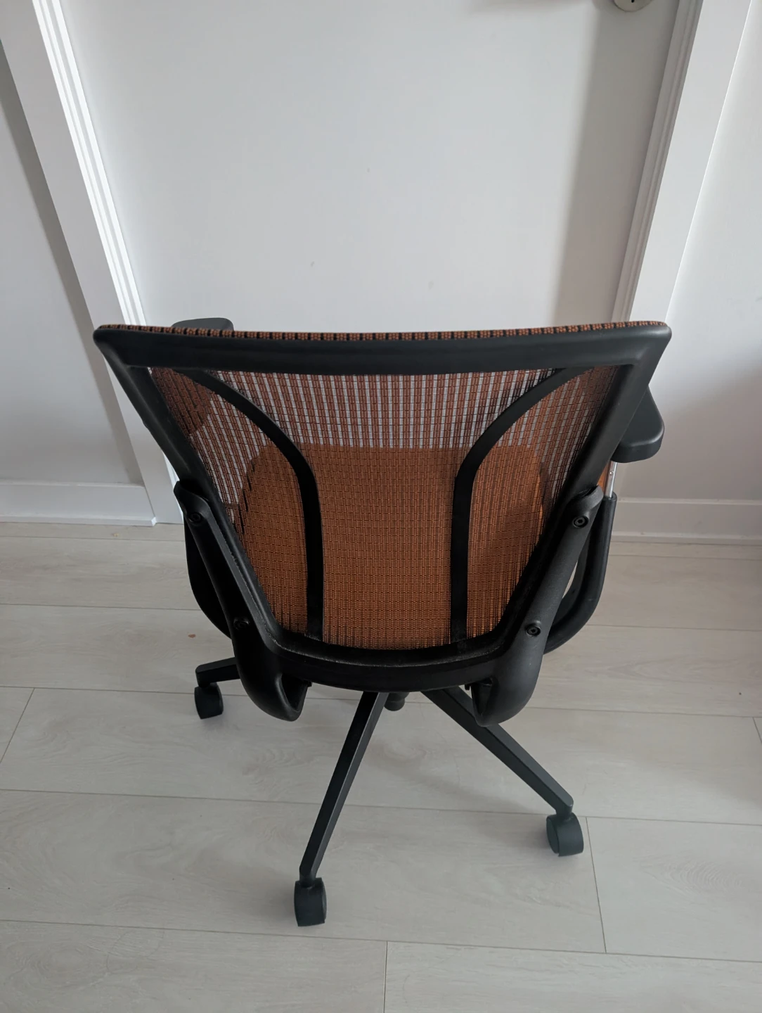 Orange Mesh Office Chair - photo 3