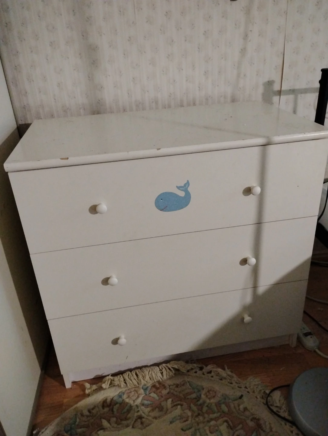 FREE White 3-Drawer Dresser