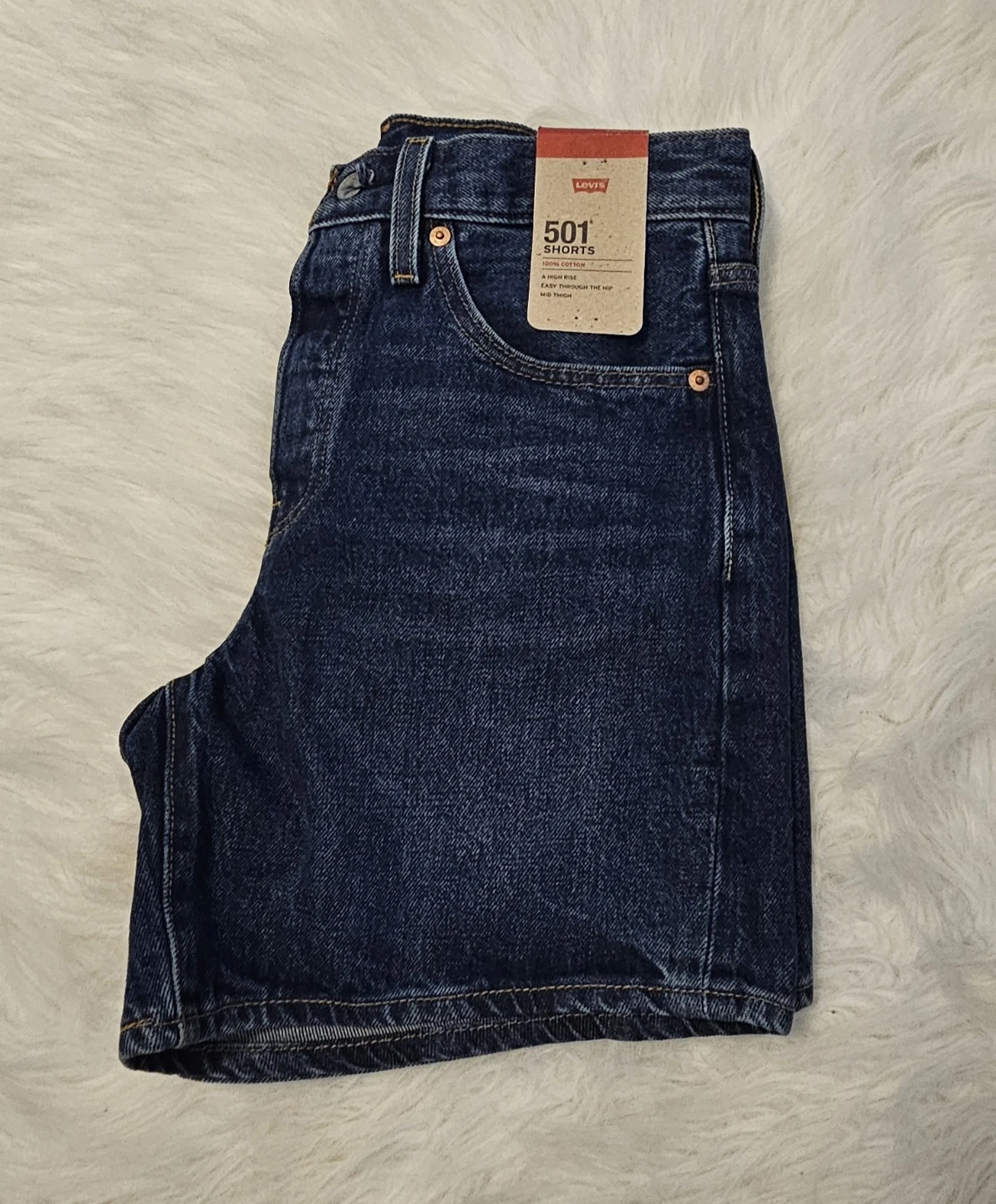 Levi's 501 Denim Shorts Women's 27 - photo 3
