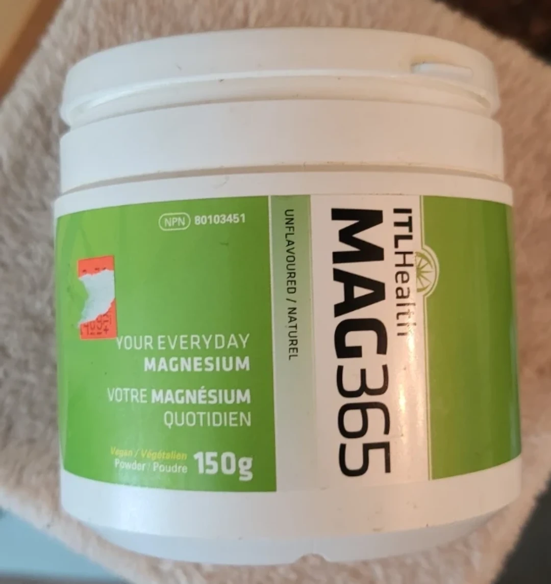 Half gone ITLHealth MAG365 Magnesium Powder