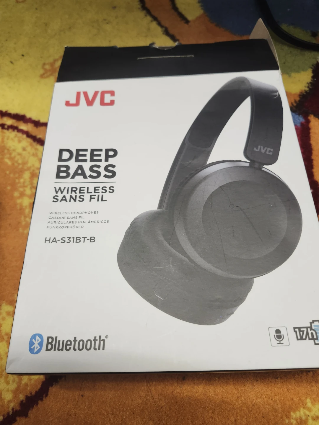 JVC HA-S31BT-B Deep Bass Wireless Headphones - photo 5