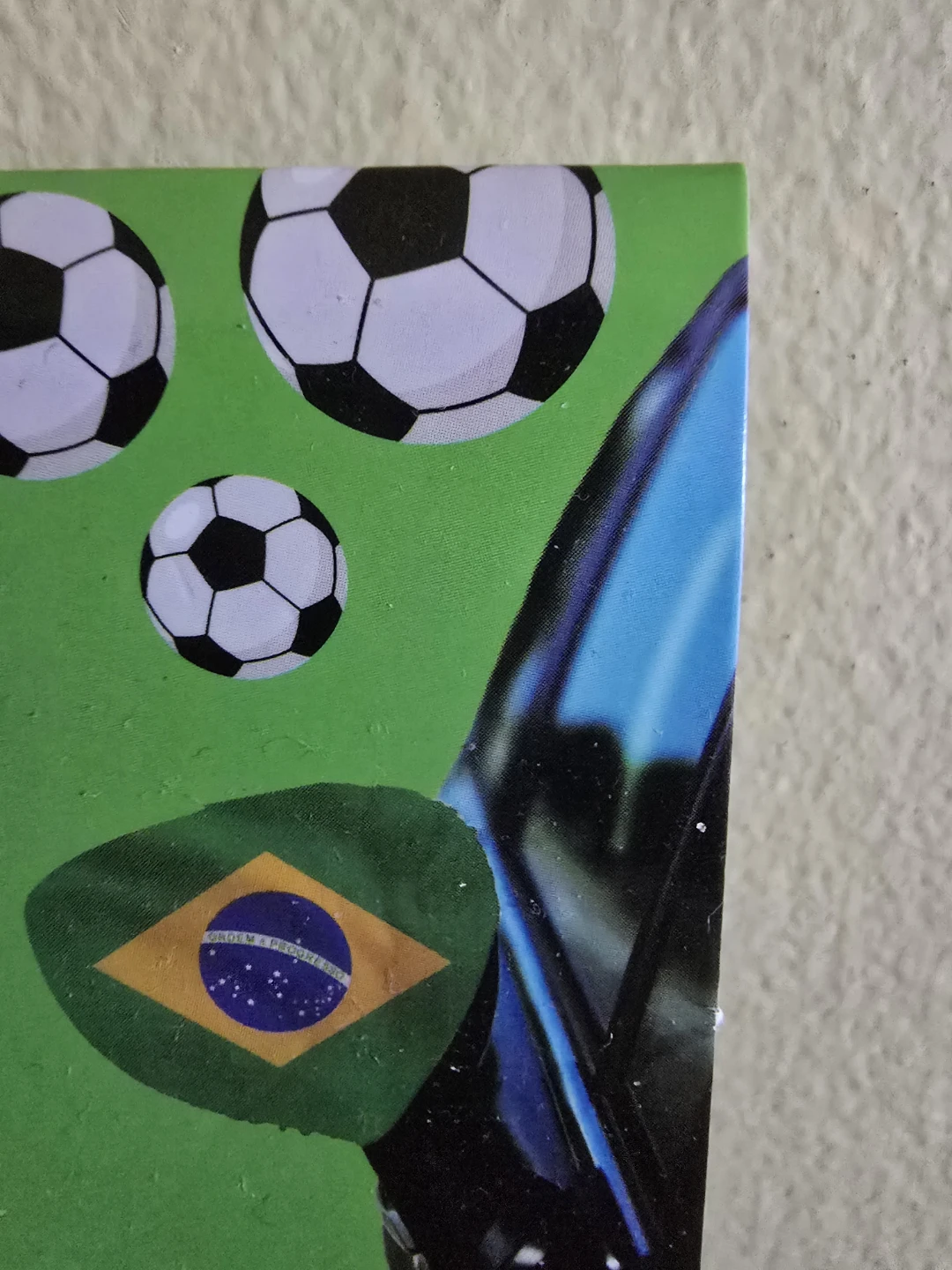 Brazil Flag Sude Car Mirror