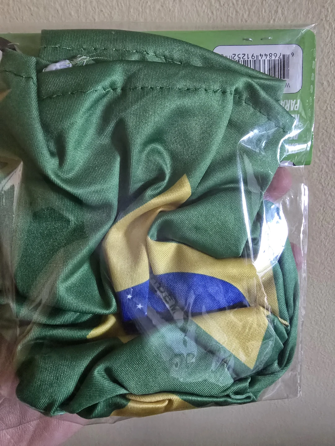 Brazil Flag Sude Car Mirror - photo 2