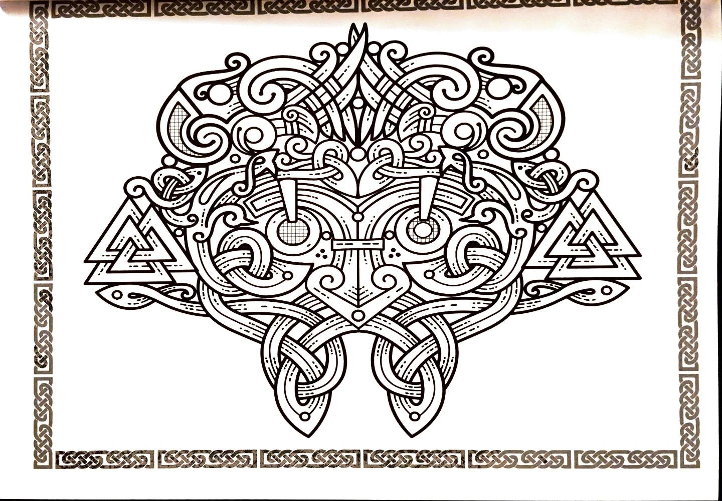 Vikings Adult Colouring Book - photo 2