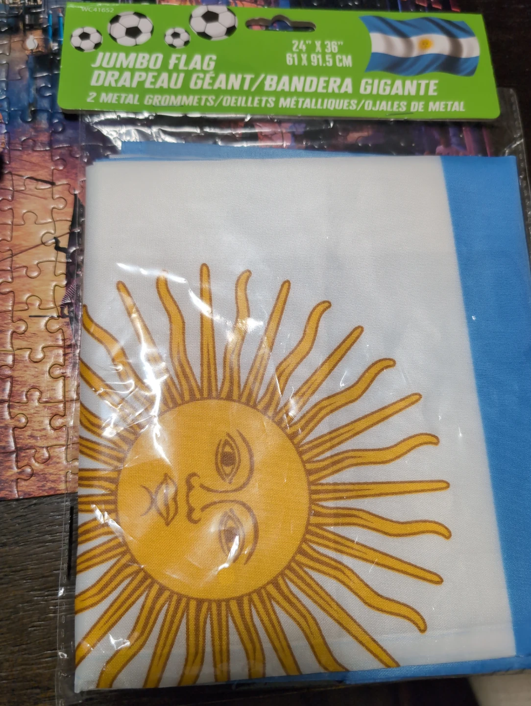 Jumbo Argentina Flag 24" x 36"