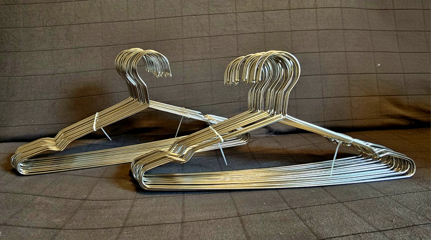 Set of 50 Metal Clothes Hangers ✨️