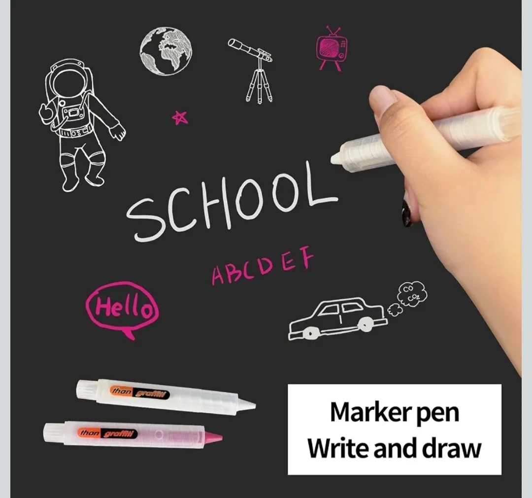 2 Pcs Magnetic Chalkboard Contact Paper for Wall - photo 5