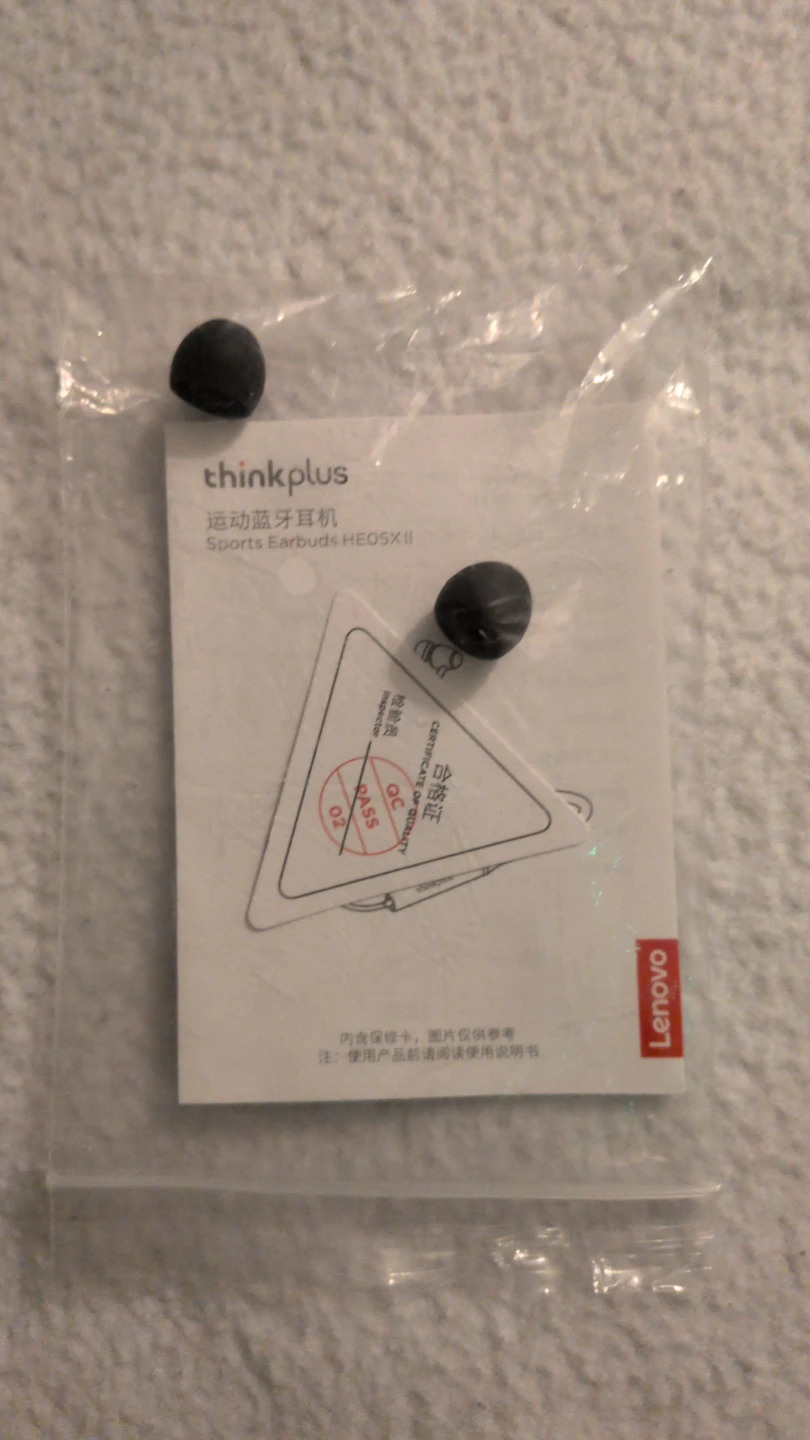 Lenovo Wireless Neckband Earbuds - Black - photo 2