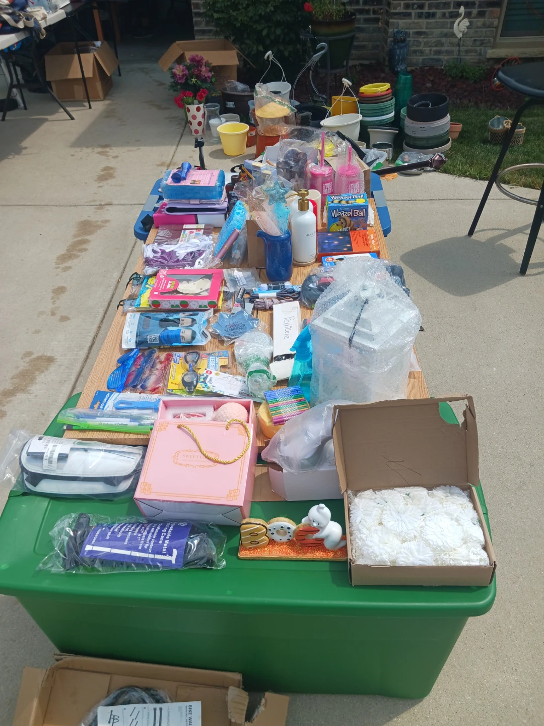 GARAGE SALE TODAY & MONDAY & 8AM -4PM .