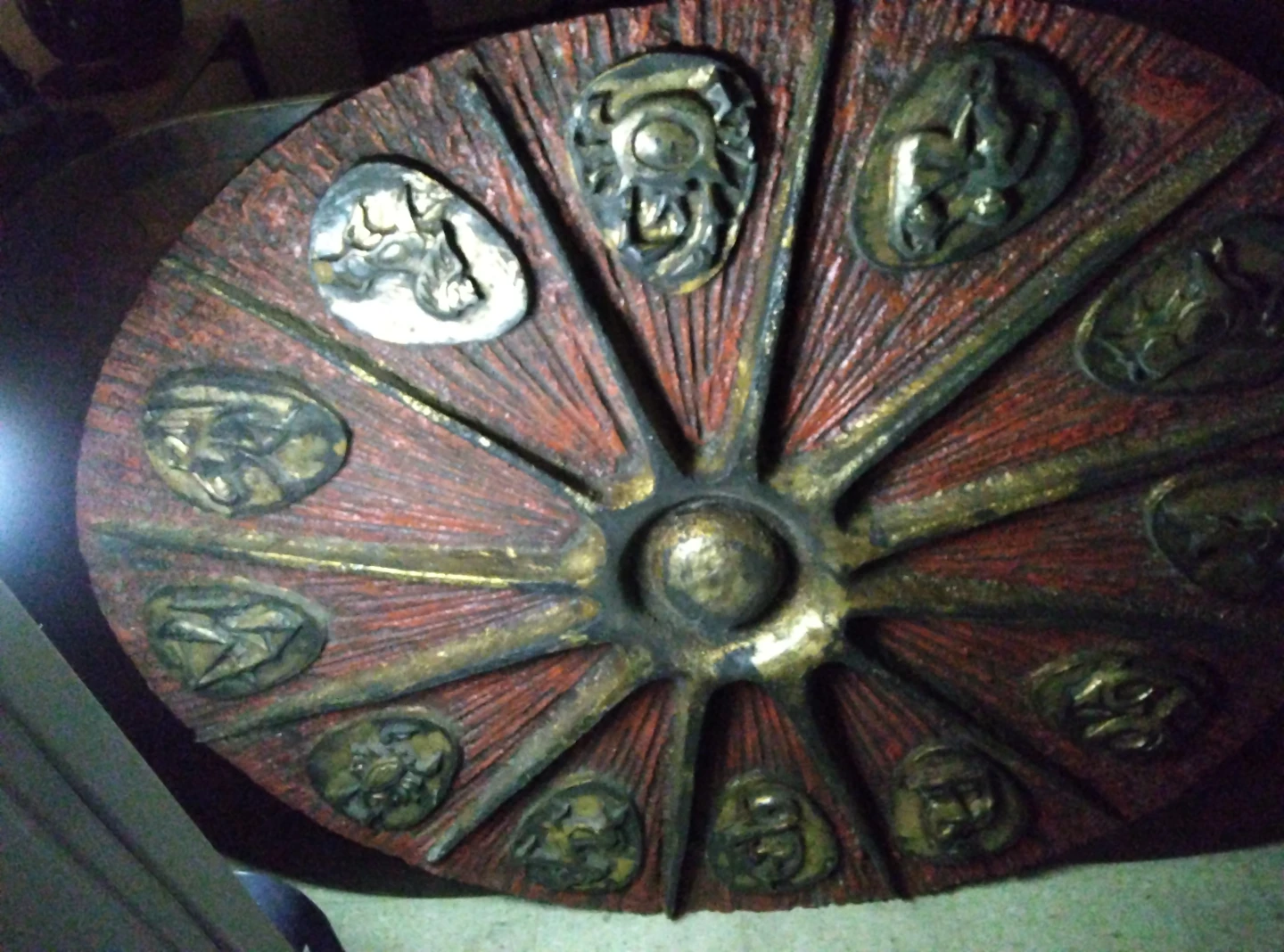 Decorative Wheel with Embossed Faces