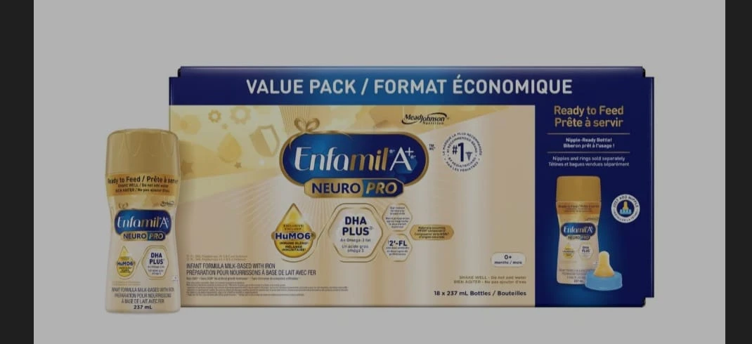 Enfamil A+ Neuro Pro Ready to Feed Infant Formula - 18 x 237 mL