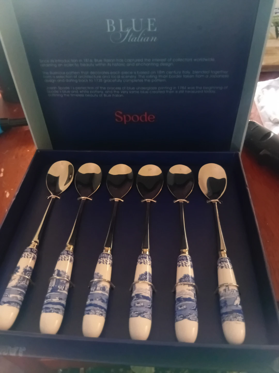 Spode Blue Italian Spoons Set - photo 2