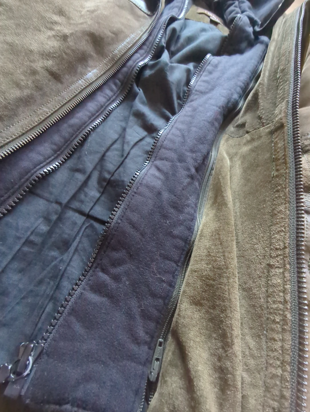 Danier Suede Hooded Jacket Mens M - photo 4