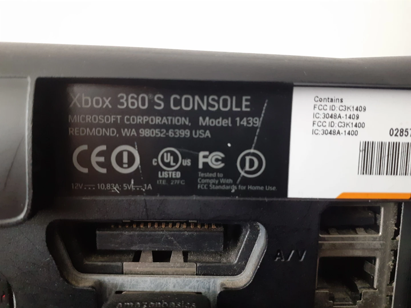 Xbox 360 S Console with 3 Controllers and Power Brick - photo 5