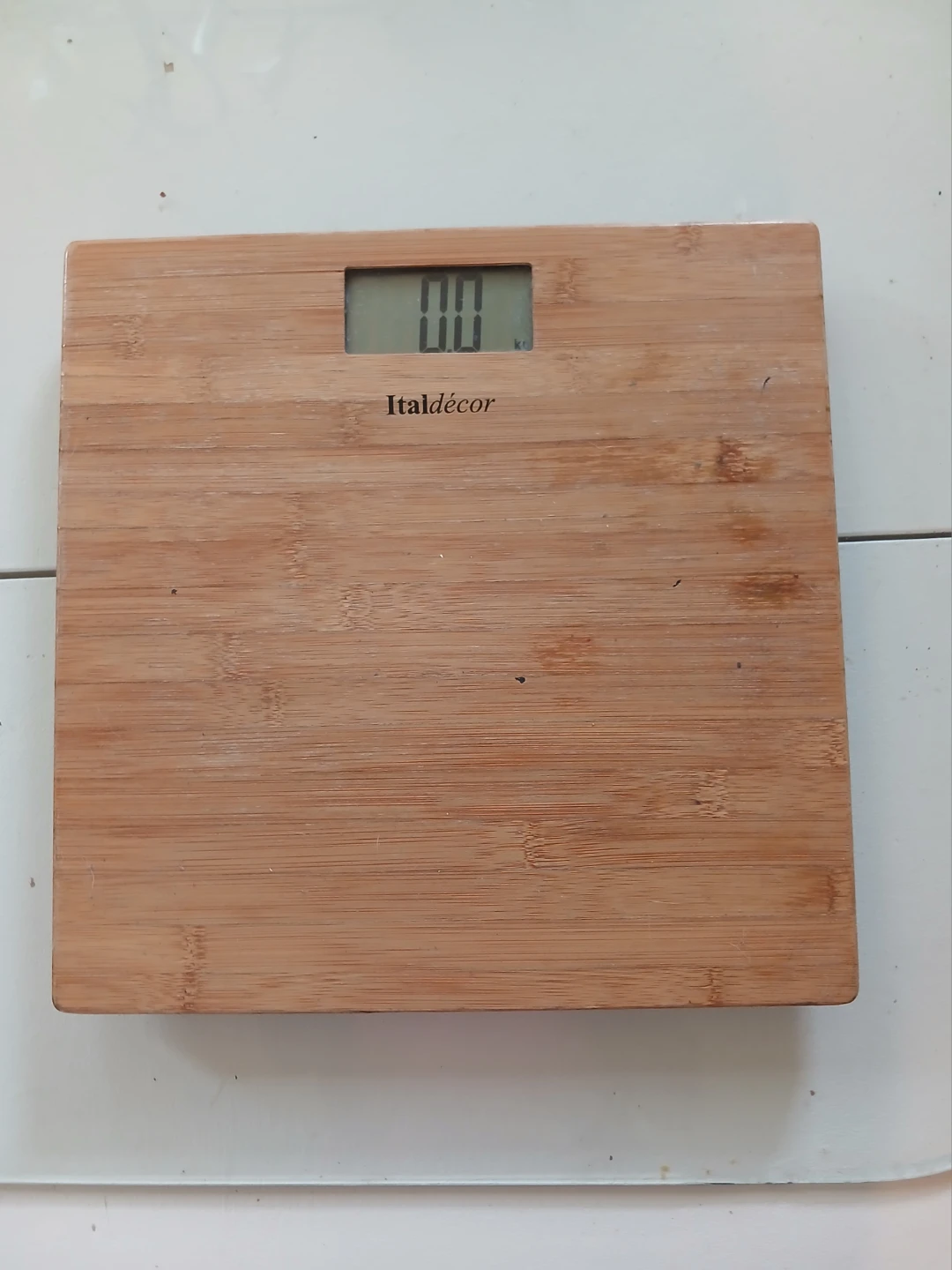 Italdecor Bamboo Bathroom Scale