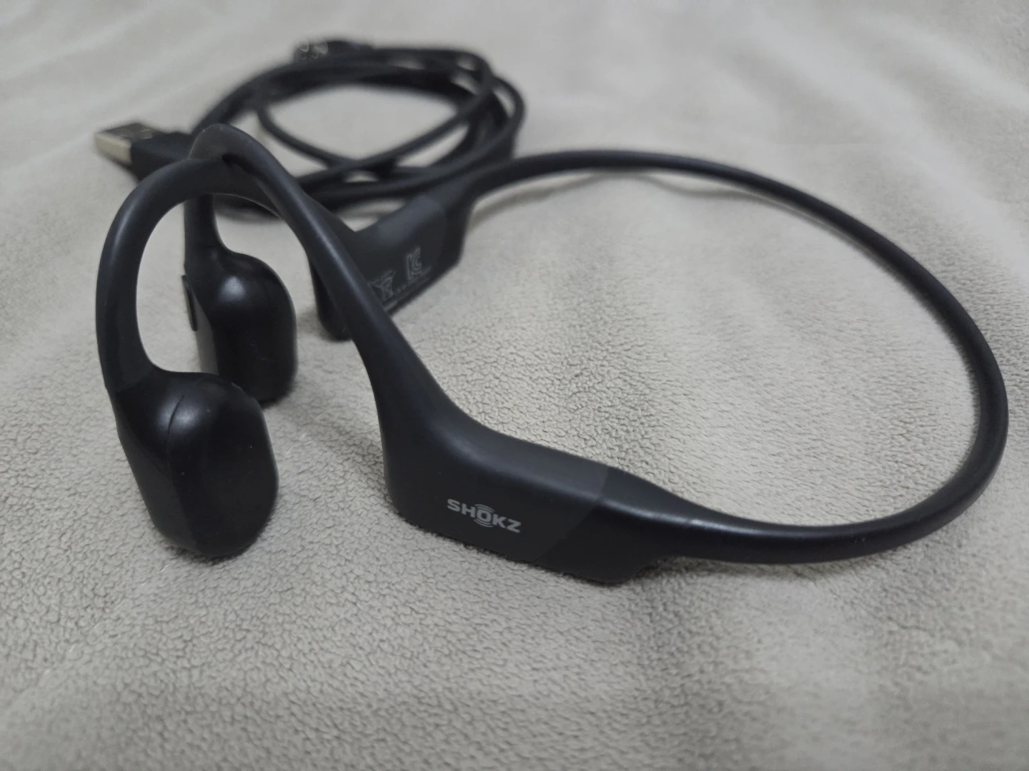 Shokz OpenRun Mini Bone Conduction Headphones - Black