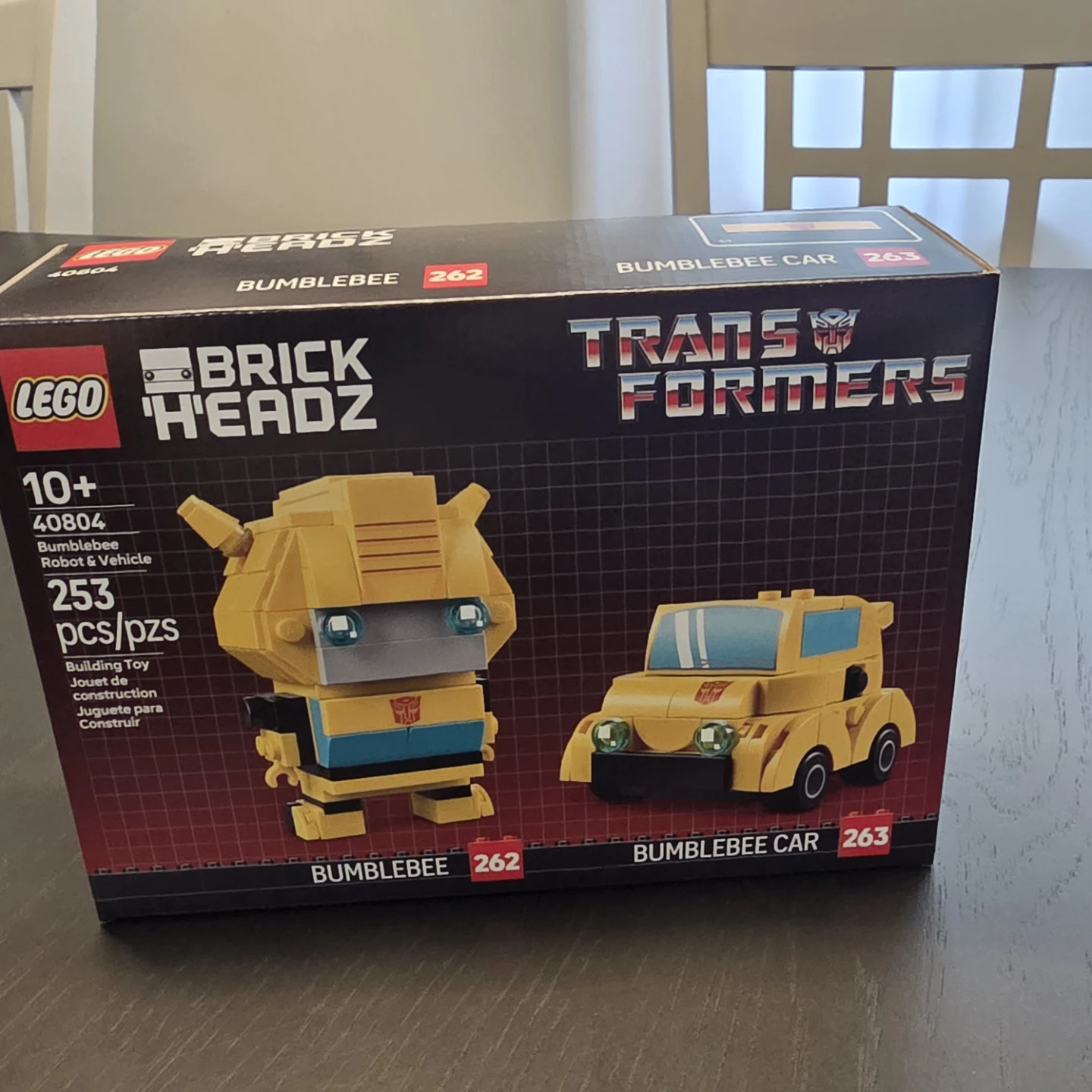 LEGO BrickHeadz Transformers Bumblebee Robot & Vehicle (40804)