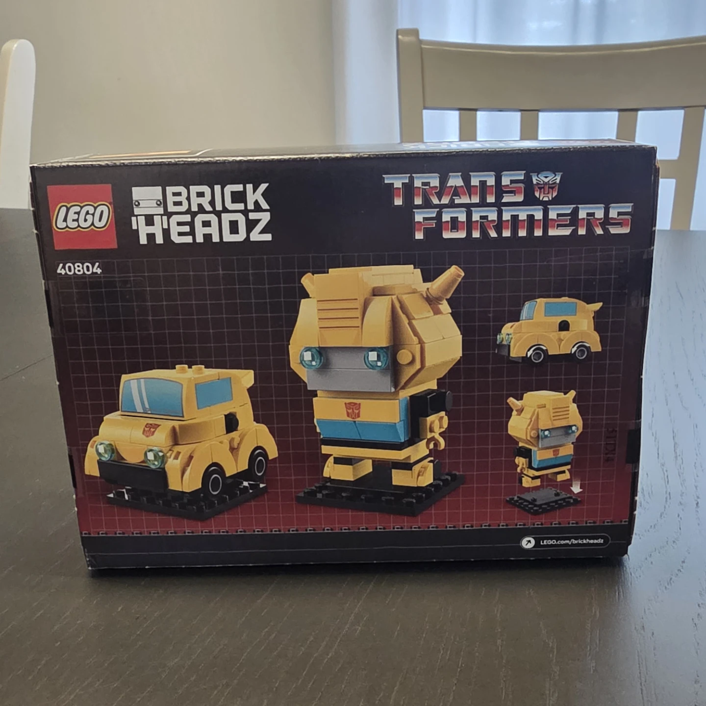LEGO BrickHeadz Transformers Bumblebee Robot & Vehicle (40804) - photo 4