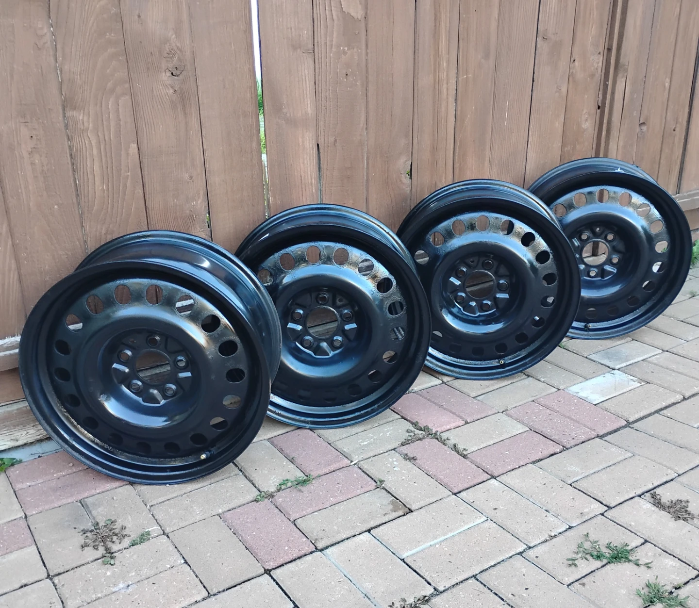 17" RSSW Black Steel Wheels (Set of 4) -5x114.3